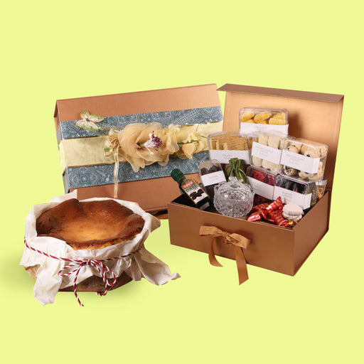Eid Mubarak Premium Raya Box + Aussie Burnt Cheesecake
