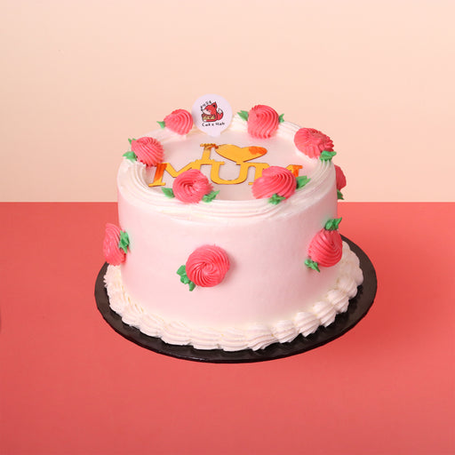 Kek Hati Vintage Mama 6 inci