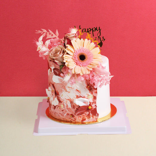 Antique Bloom Designer Cake 6 inch