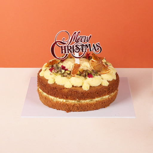 Christmas Orange Basil Cake 6 inch