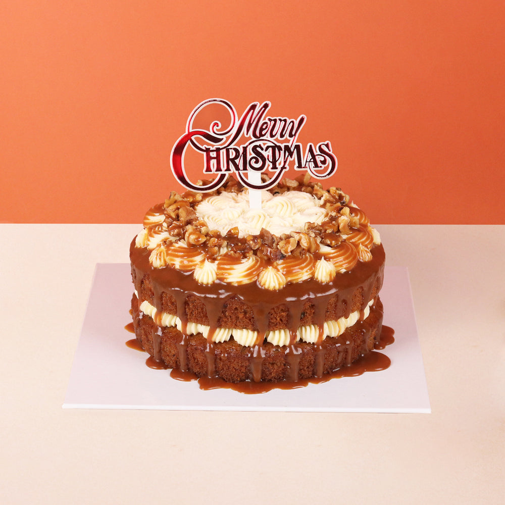 Christmas Carrot Walnut Cake 6 inch