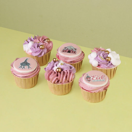 Raya Mubarak Cupcakes 6pcs