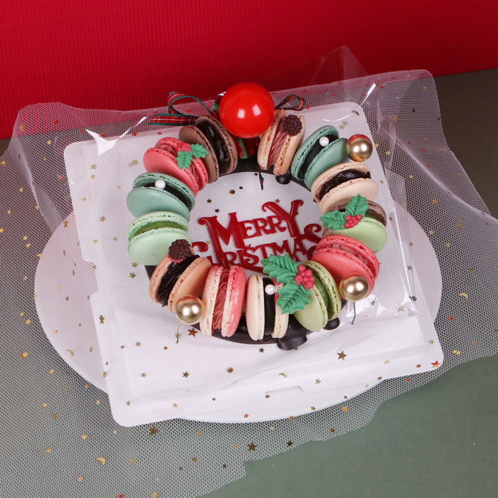 Kalungan Macaron Krismas 14 keping