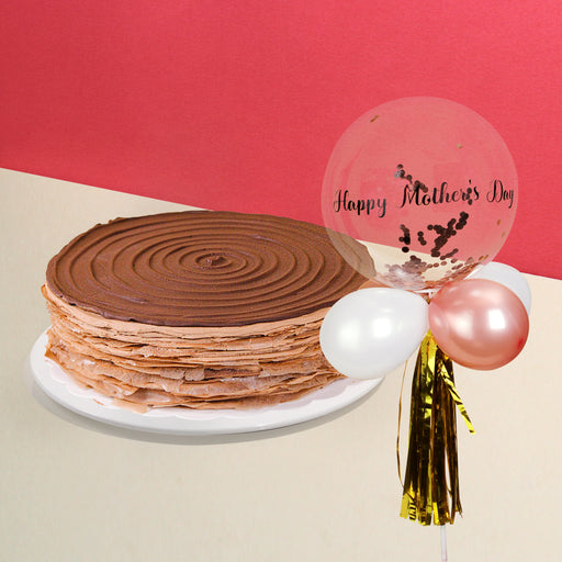 Mother's Day Bundle 61% Dark Chocolate Mille Crepe Cake