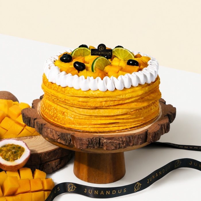 Mango Passion Vegan Naked Cake 6 inci