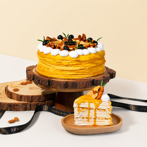 Mango Passion Vegan Naked Cake 6 inci