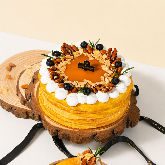 Mango Passion Vegan Naked Cake 6 inci