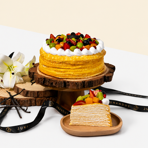 Mango Passion Vegan Naked Cake 6 inci