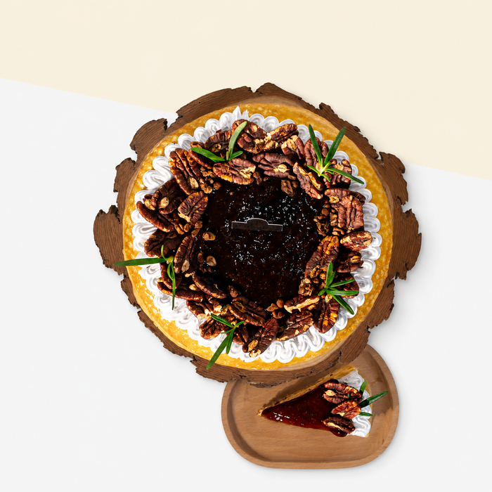 Mango Passion Vegan Naked Cake 6 inci