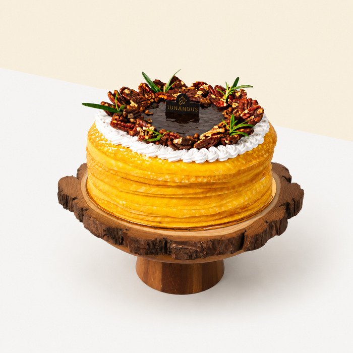 Mango Passion Vegan Naked Cake 6 inci