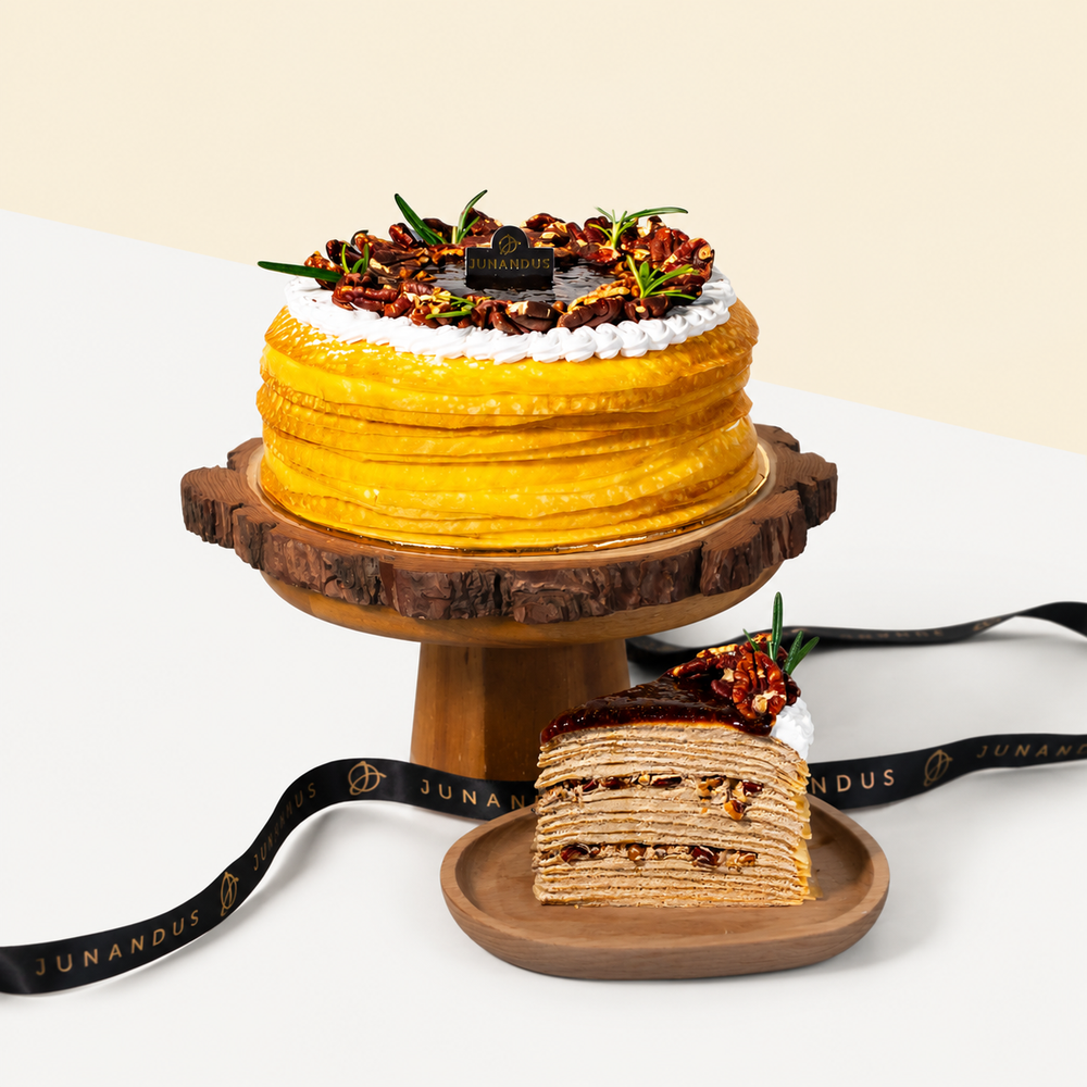 Mango Passion Vegan Naked Cake 6 inci