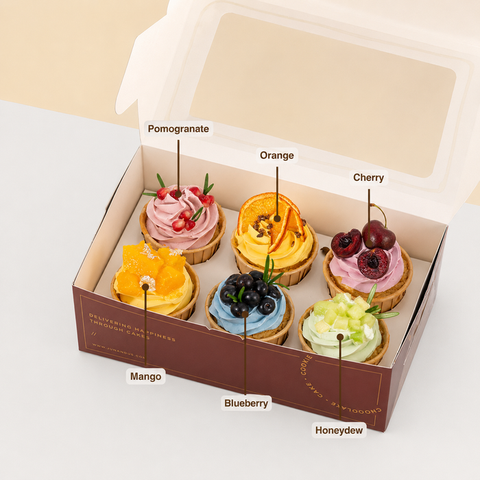 Mango Passion Vegan Naked Cake 6 inci
