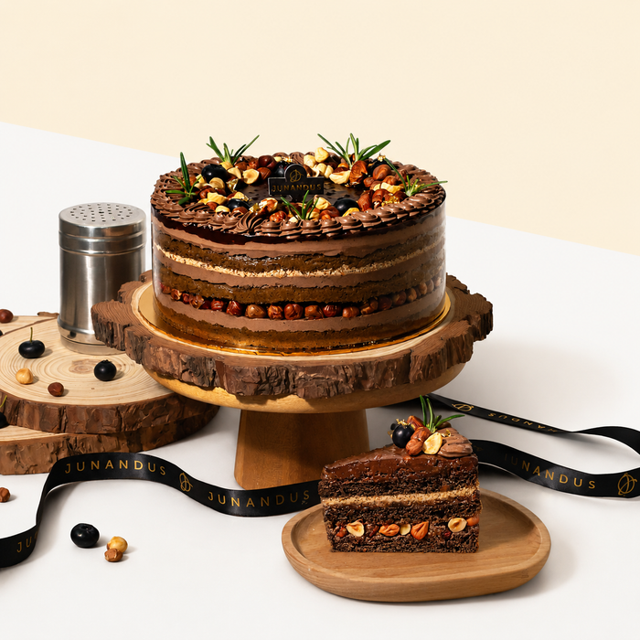 Mango Passion Vegan Naked Cake 6 inci