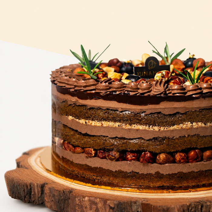 Mango Passion Vegan Naked Cake 6 inci
