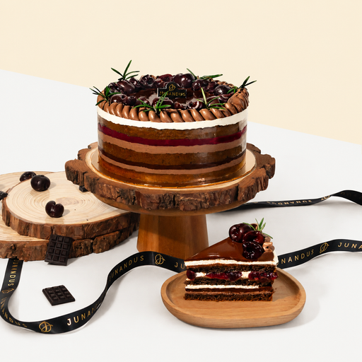 Mango Passion Vegan Naked Cake 6 inci