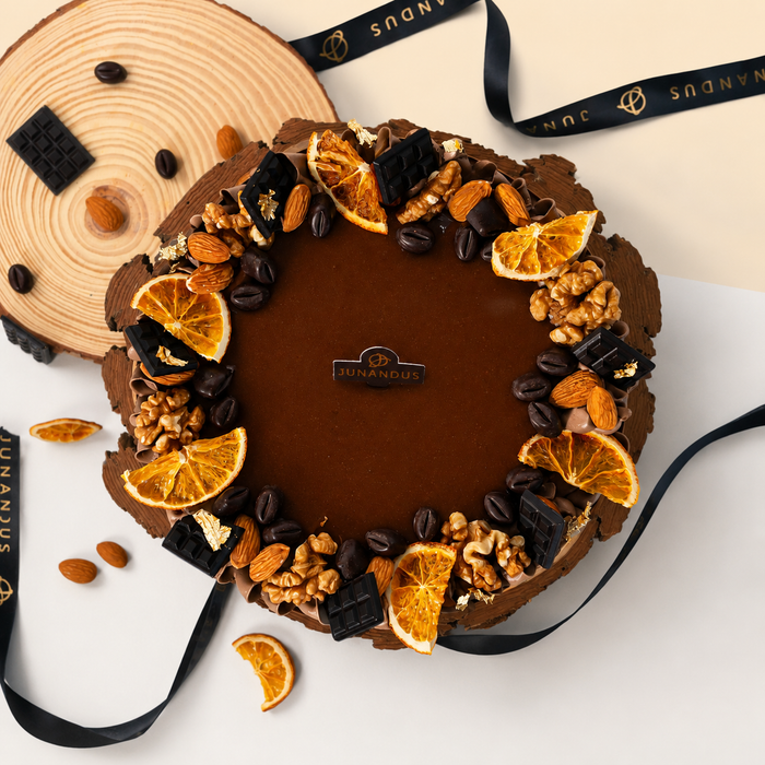 Mango Passion Vegan Naked Cake 6 inci