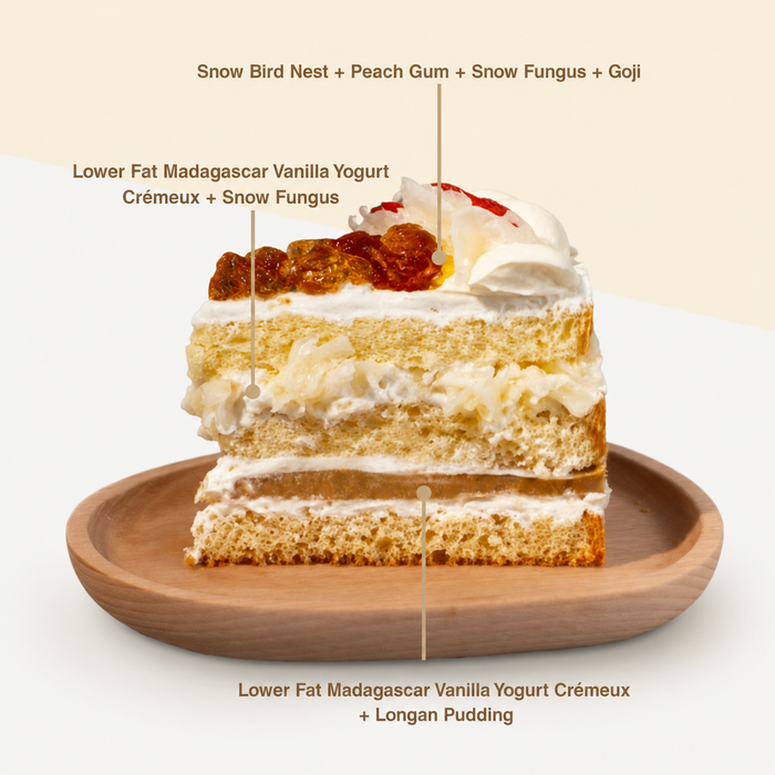 Mango Passion Vegan Naked Cake 6 inci