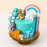 Mango Passion Vegan Naked Cake 6 inci