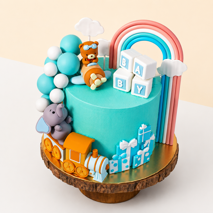 Mango Passion Vegan Naked Cake 6 inci