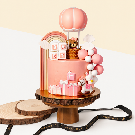 Mango Passion Vegan Naked Cake 6 inci
