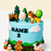 Mango Passion Vegan Naked Cake 6 inci