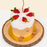 Mango Passion Vegan Naked Cake 6 inci