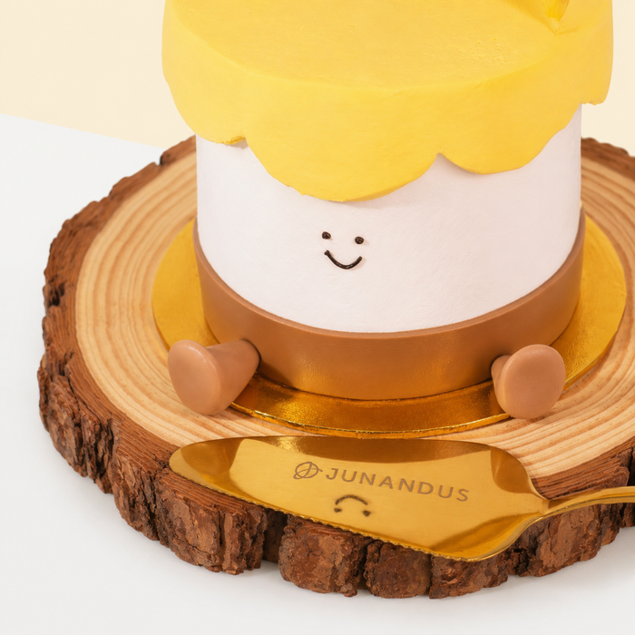 Mango Passion Vegan Naked Cake 6 inci