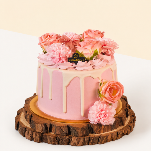 Mango Passion Vegan Naked Cake 6 inci