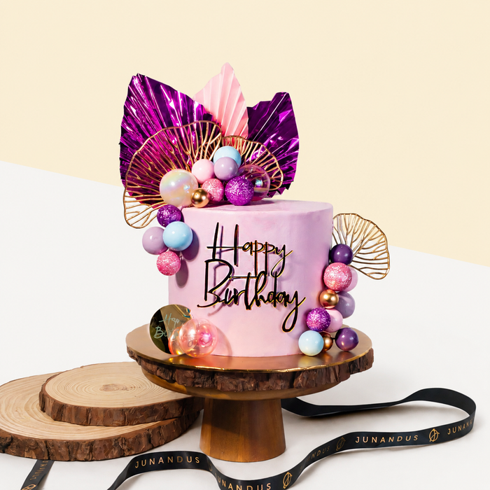 Mango Passion Vegan Naked Cake 6 inci