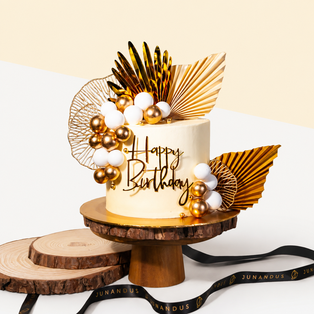 Mango Passion Vegan Naked Cake 6 inci