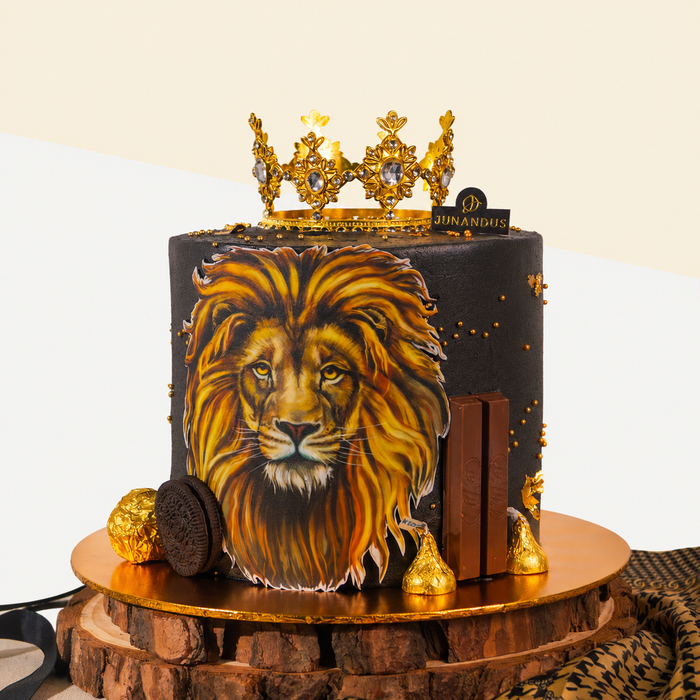 Mango Passion Vegan Naked Cake 6 inci