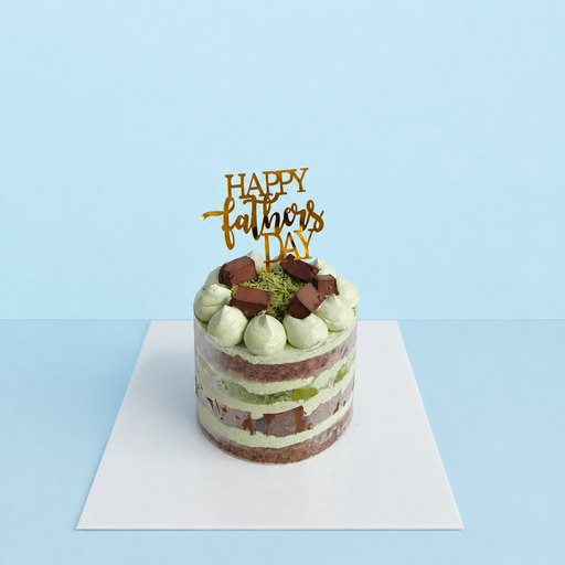 Father's Day Pistachio Chocolate Pudding Cake 5"