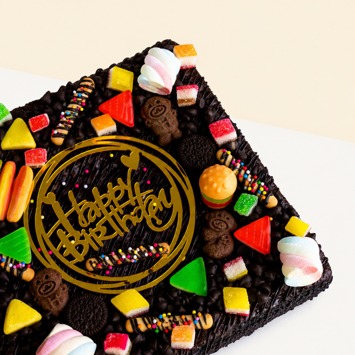 Birthday Treats Brownies 8"