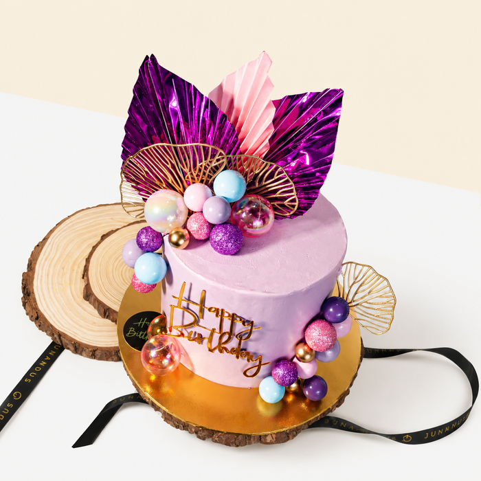Mango Passion Vegan Naked Cake 6 inci