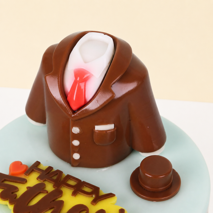 Gentleman Dad Tuxedo Jelly Cake 6"