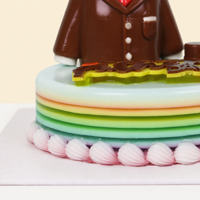 Gentleman Dad Tuxedo Jelly Cake 6"