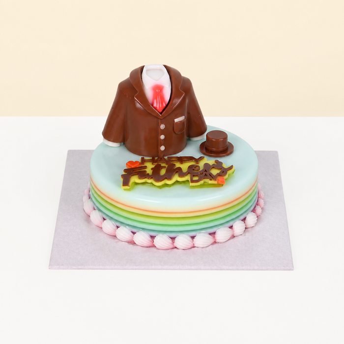 Gentleman Dad Tuxedo Jelly Cake 6"