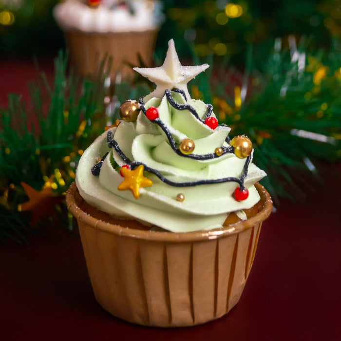 Christmas Buttercream Cupcakes 6 Pieces