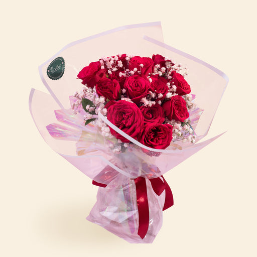 Amber Fresh Flower Bouquet - Cake Together - Online Flower Delivery