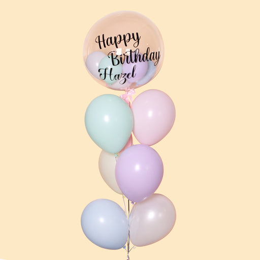 Sweet Pastel Personalised Message Balloons 7 Pieces