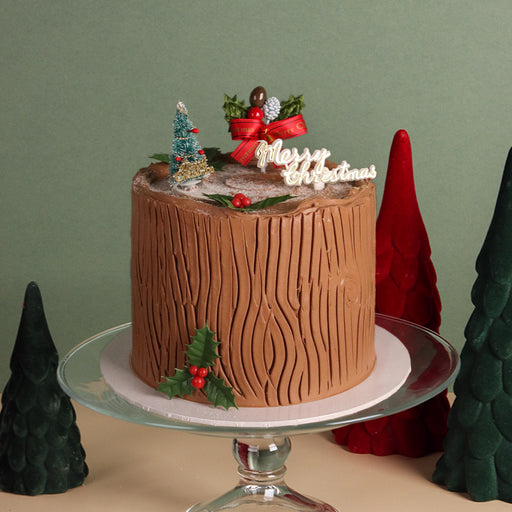 Christmas Log Cake 6 inch