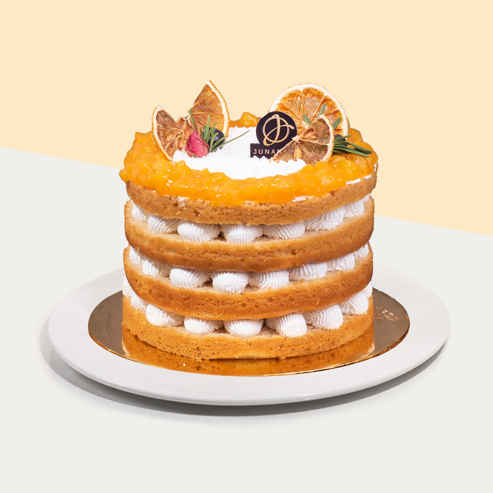 Mango Passion Vegan Naked Cake 6 inch - Cake Together - Online Cake & Gift Delivery