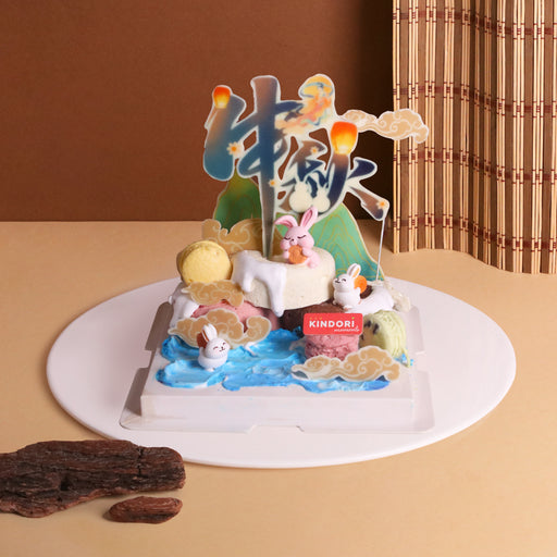 Lunar Bunny Hops 4 inch - Cake Together - Online Mooncake Delivery