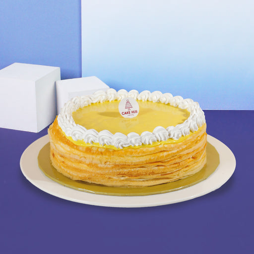 Musang King Durian Crepe Cake 8 inch - Cake Together - Online Father’s Day Cake & Gift Delivery
