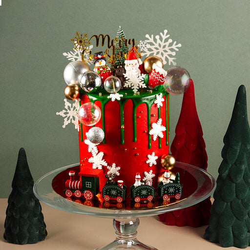 Santa Party Theme Cake 6 inch