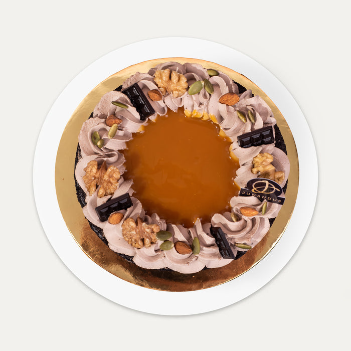 Salted Caramel Vegan Naked Cake 6 inch - Cake Together - Online Cake & Gift Delivery