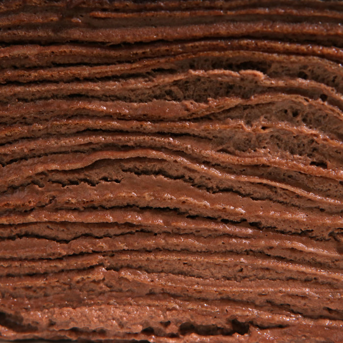 61% Dark Chocolate Mille Crepe Cake