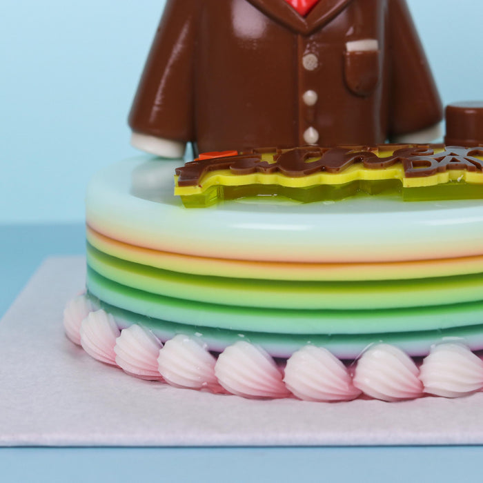 Gentleman Dad Tuxedo Jelly Cake 6"