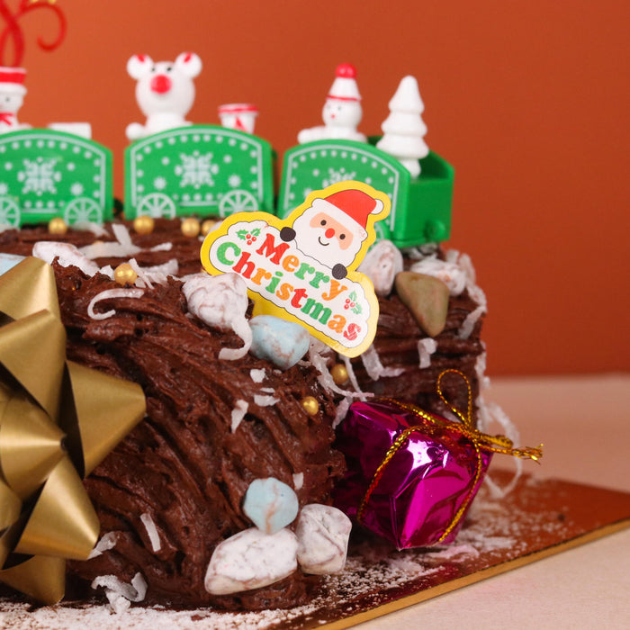 Christmas Yule Log Cake 5 inch