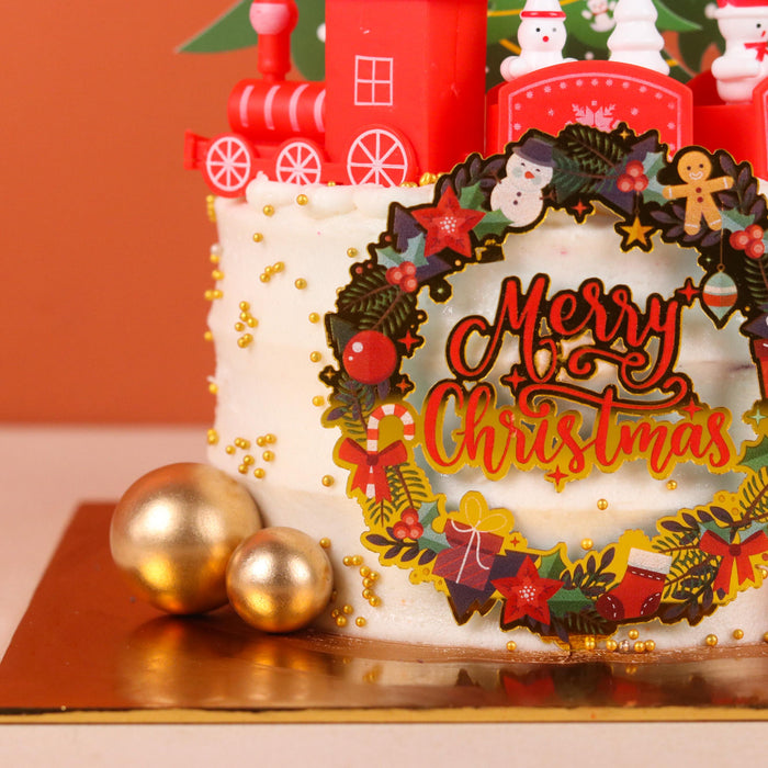 North Pole Train Cake